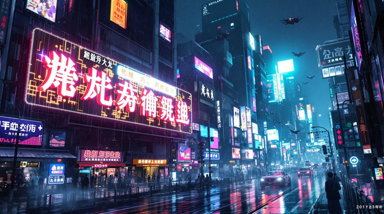 k8影院 - 赛博长安科幻电影场景，展示高清HD科幻影视作品品质
