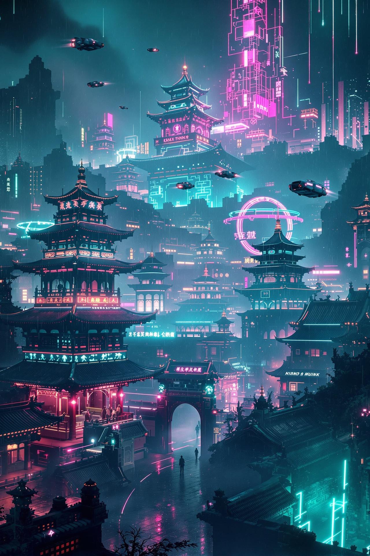 k8影院作品 赛博长安 高清HD海报